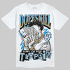 Jordan 4 Denim “Worn Blue” DopeSkill T-Shirt Sorry I've Been Trappin Graphic Streetwear - White