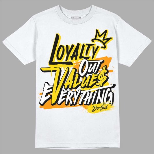 Jordan 6 “Yellow Ochre” DopeSkill T-Shirt LOVE Graphic Streetwear - White