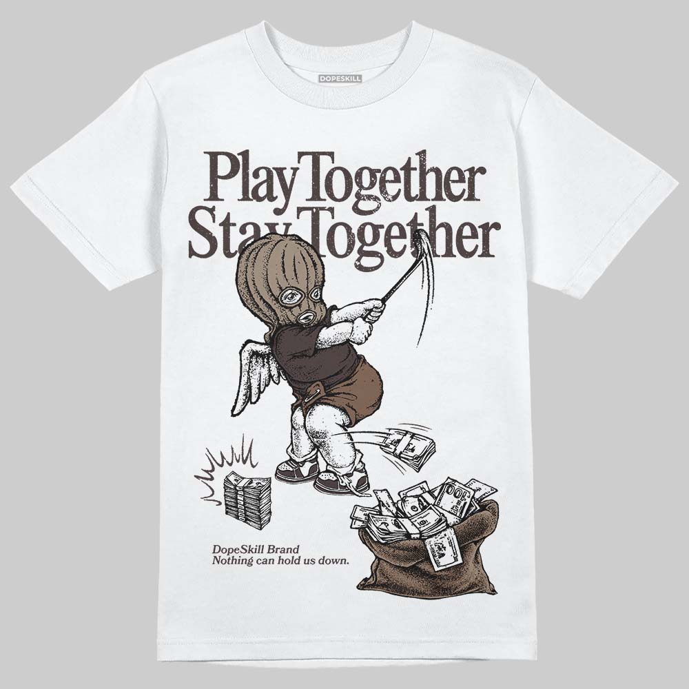 SoleFly x Air Jordan 12 Retro SP 'Cafecito/Baroque Brown' DopeSkill T-Shirt Play together, Stay together Graphic Streetwear - White