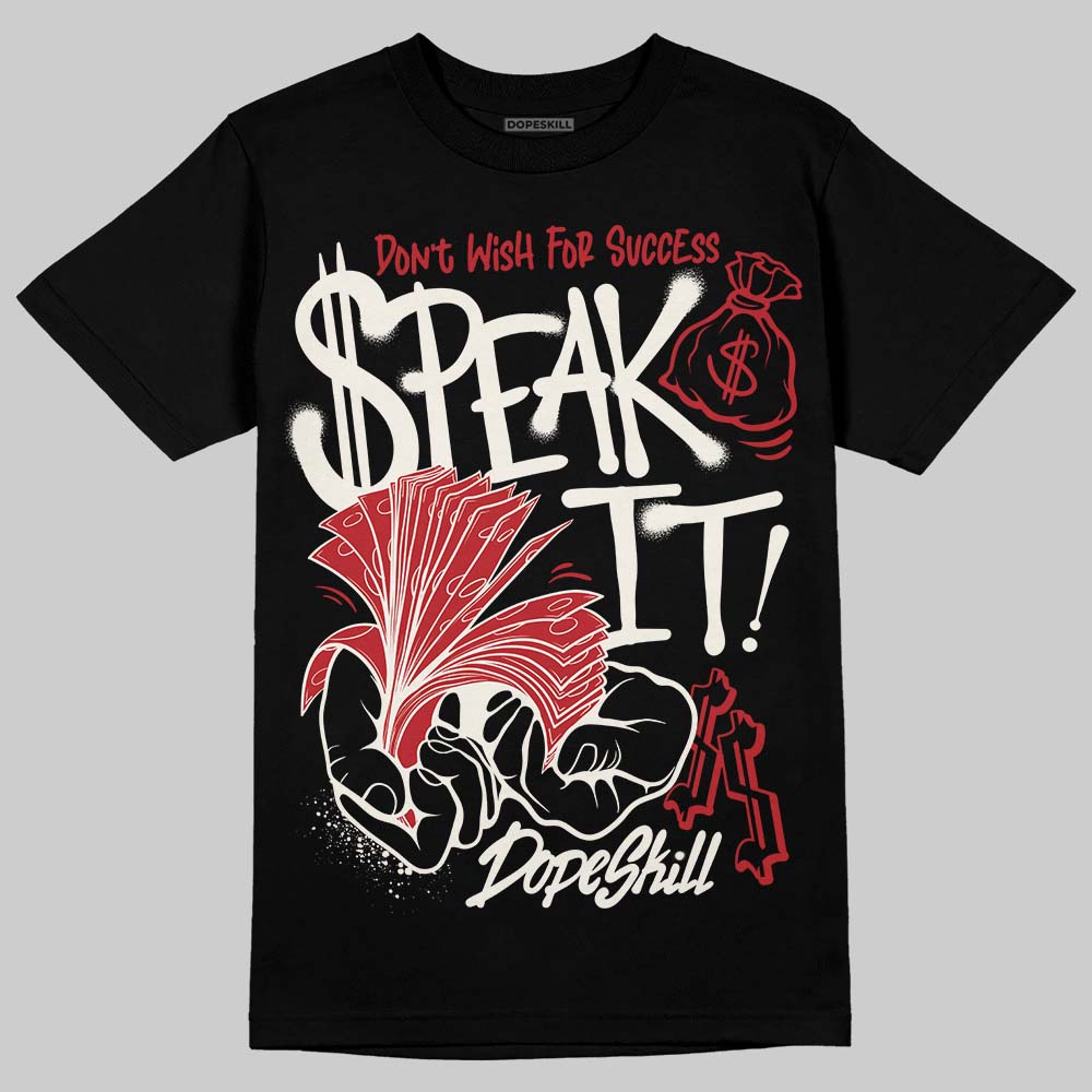 Nigel Sylvester x Jordan 1 Low OG “Nitro” DopeSkill T-Shirt Speak It Graphic Streetwear - Black