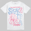 Jordan 3 GS “Cobalt Bliss” DopeSkill T-Shirt Speak It Graphic Streetwear - White