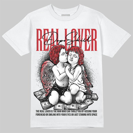 Jordan 11 Retro Low Bred (2025) DopeSkill T-Shirt Real Lover Graphic Streetwear - White