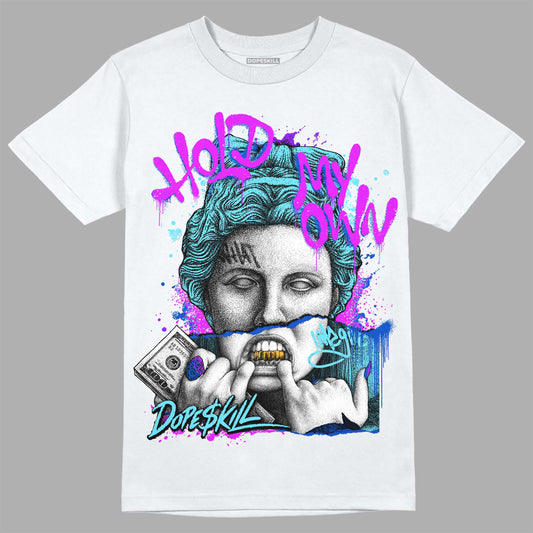Dunk Low Argon DopeSkill T-shirt Hold My Own Graphic Streetwear - White