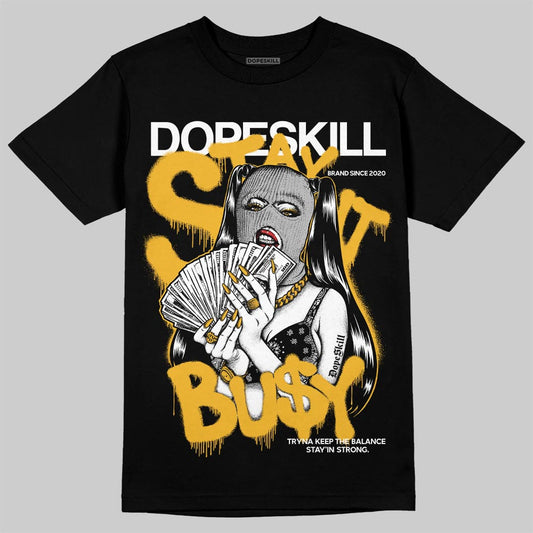 Jordan 5 'Tokyo' DopeSkill T-Shirt Stay It Busy Graphic Streetwear - Black