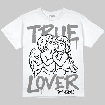 Grey Sneakers DopeSkill Oversize Print T-Shirt True Lover Graphic Streetwear