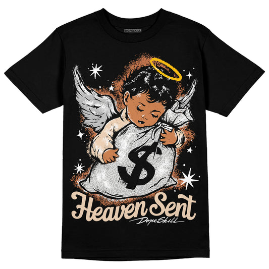 Jordan 3 Craft “Ivory” DopeSkill T-Shirt Heaven Sent Graphic Streetwear - Black