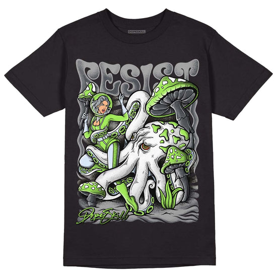 Jordan 5s "Green Bean" DopeSkill T-Shirt Resist Graphic Streetwear - Black