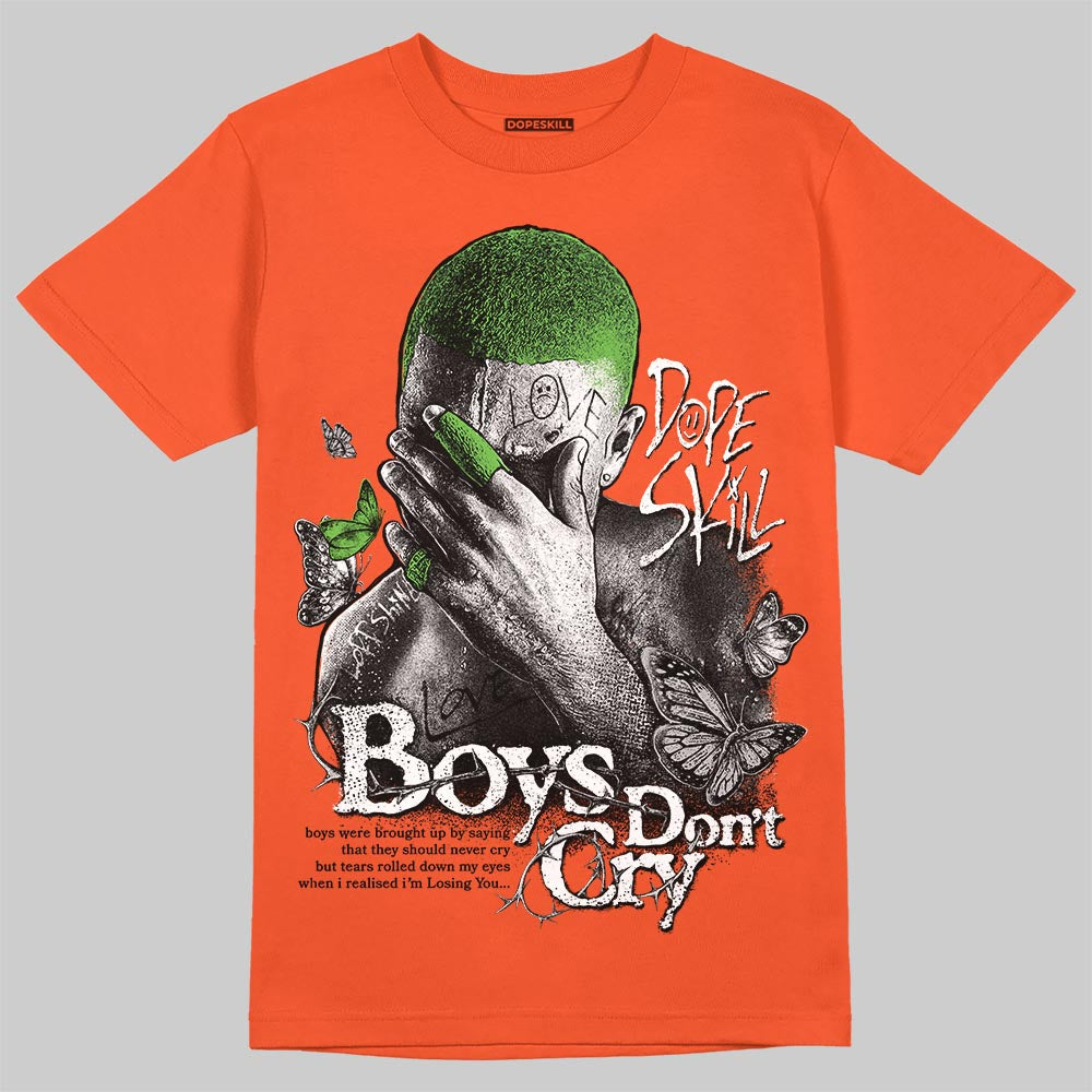 Jordan 1 Retro High OG Shattered Backboard (2025) DopeSkill T-Shirt Boys Don't Cry Graphic Streetwear - Orange