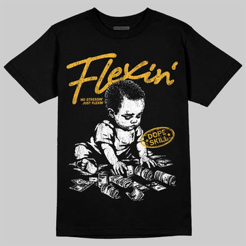 Jordan 5 'Tokyo' DopeSkill T-Shirt Flexin' Graphic Streetwear - black