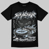Jordan 9 Cool Grey DopeSkill T-Shirt New Side Hustler Graphic Streetwear - Black