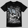 Jordan 11 Retro Low Cement Grey DopeSkill T-Shirt Drip Season Graphic Streetwear - Black