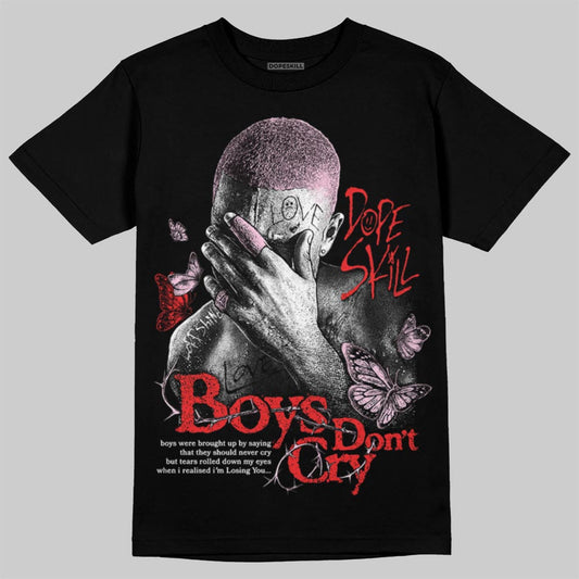 Awake NY x Air Jordan 5 Arctic Pink DopeSkill T-Shirt Boys Don't Cry Graphic Streetwear - Black