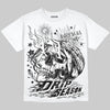 Dunk Low Panda White Black DopeSkill Oversize Print T-Shirt Drip Season Graphic Streetwear