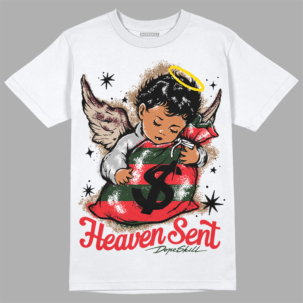 Dunk Low Freddy Krueger DopeSkill T-Shirt Heaven Sent Graphic Streetwear - White