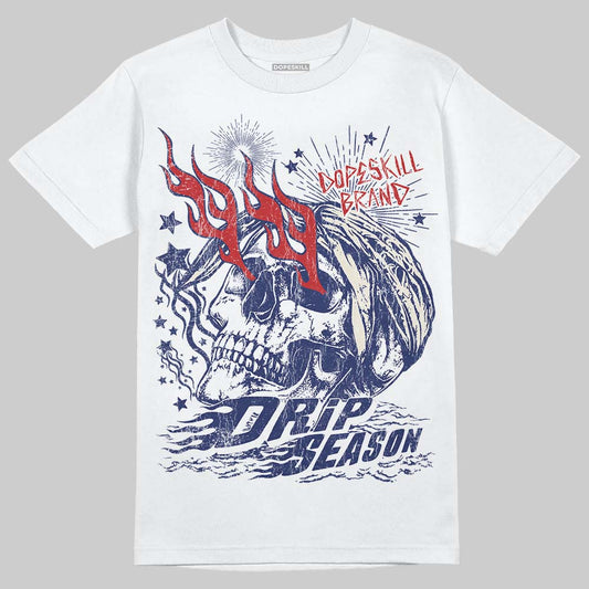 Jordan 11 “Rare Air” DopeSkill T-Shirt Drip Season Graphic Streetwear - White