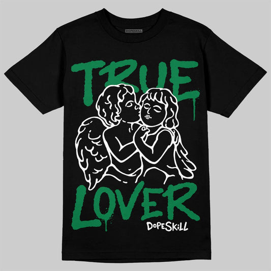 Green Sneakers DopeSkill T-Shirt True Lover Graphic Streetwear - Black