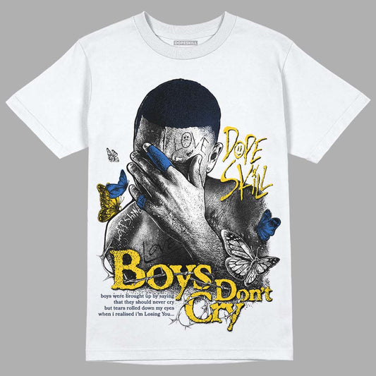 Dunk Low Vintage “Michigan” DopeSkill T-Shirt Boys Don't Cry Graphic Streetwear - White