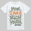 Jordan 4 Retro OG SP Undefeated (2025) DopeSkill T-Shirt Mom, I Am A Rich Youth Graphic Streetwear - White
