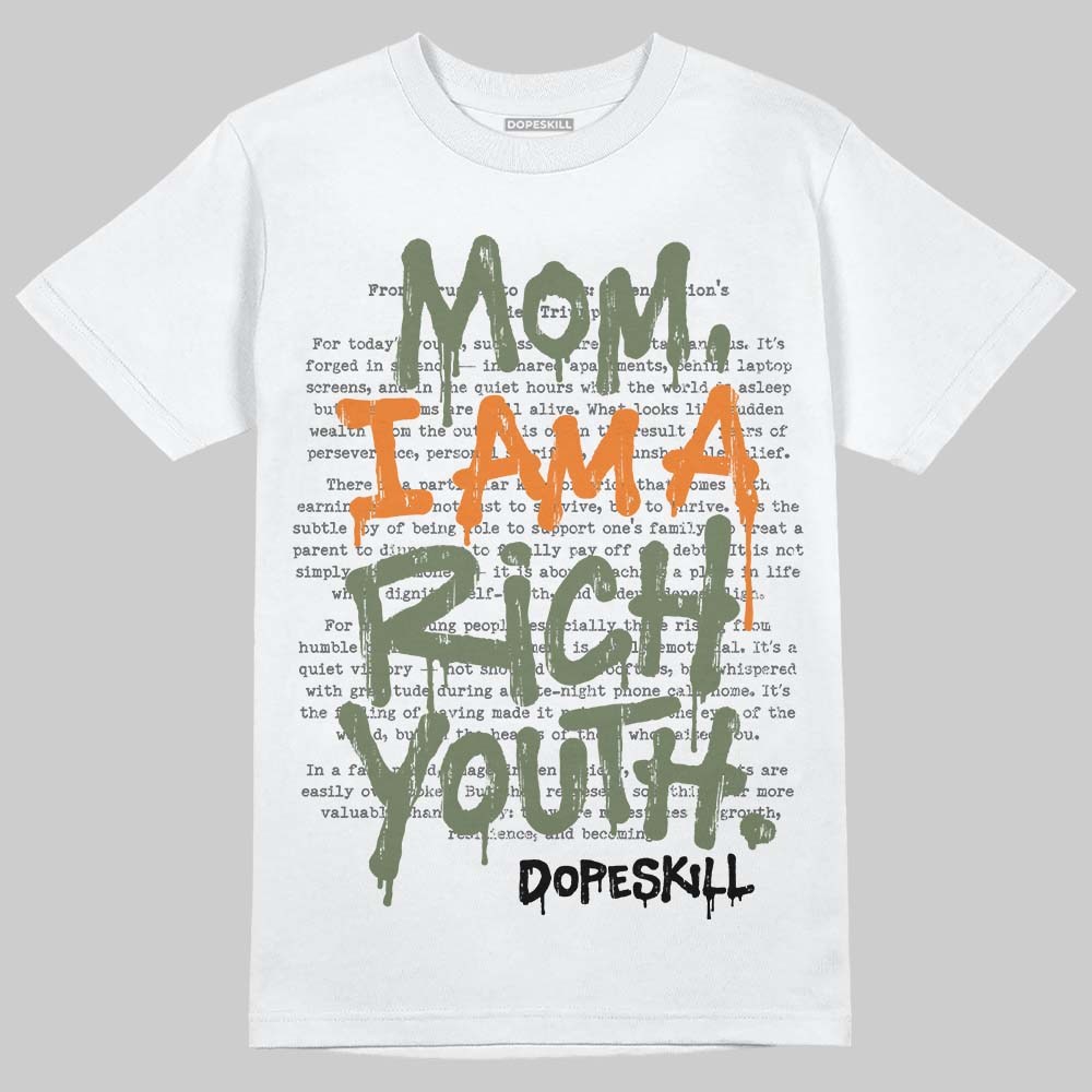 Jordan 4 Retro OG SP Undefeated (2025) DopeSkill T-Shirt Mom, I Am A Rich Youth Graphic Streetwear - White