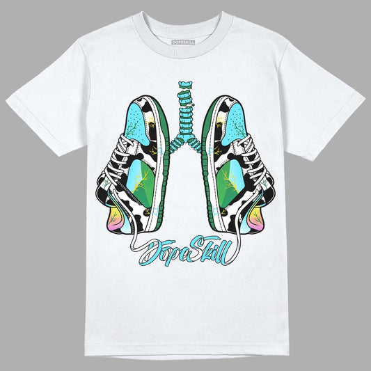 Dunk Low Ben & Jerry’s Chunky Dunky DopeSkill T-Shirt Breathe Graphic Streetwear - White