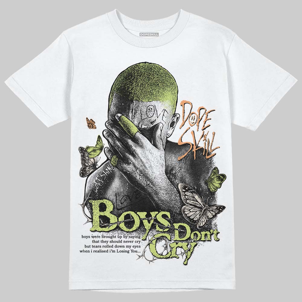 Jordan 5 “Luminous Green” DopeSkill T-Shirt Boys Don't Cry Graphic Streetwear - White