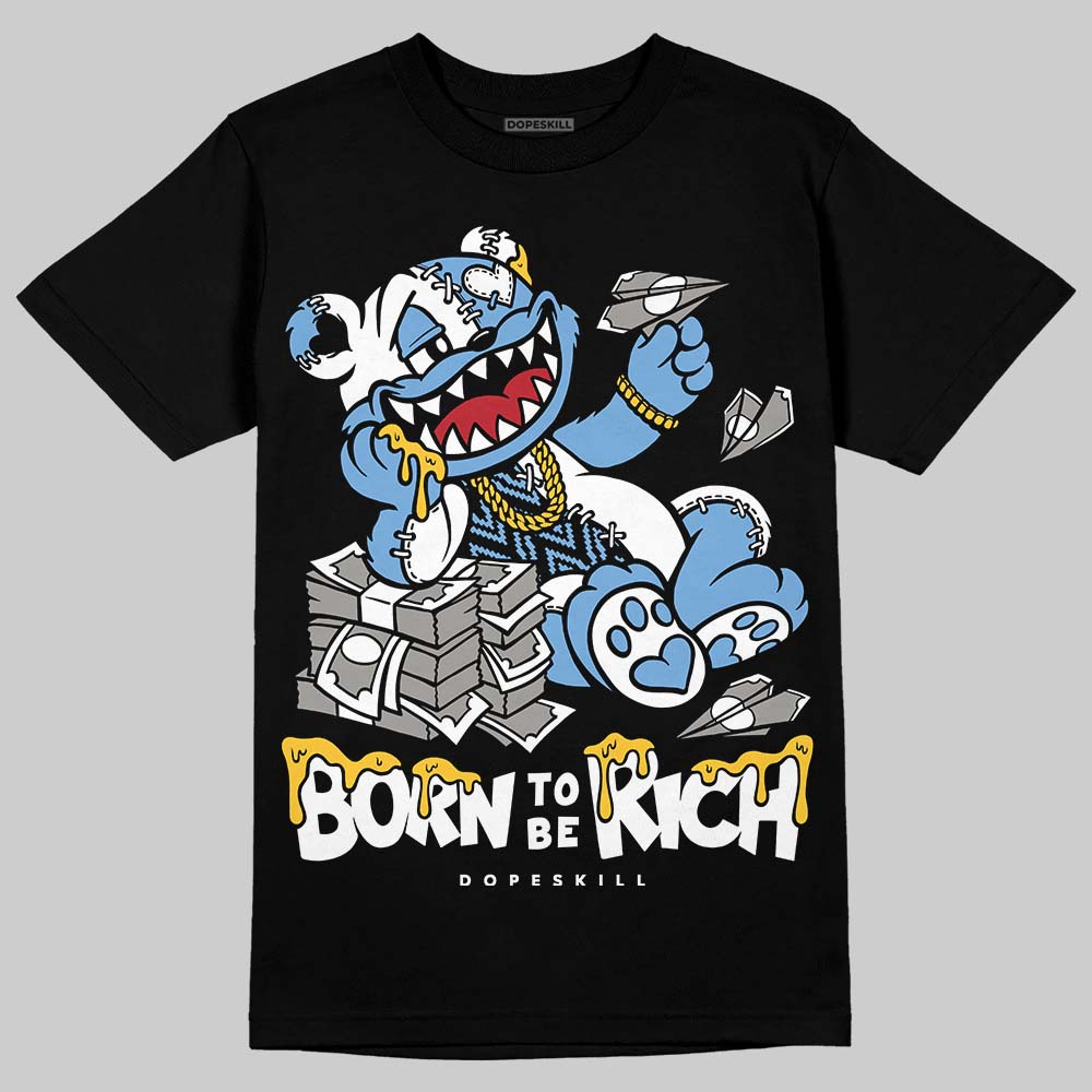Jordan 12 Retro 'Melo' DopeSkill T-Shirt Born To Be Rich Graphic Streetwear - Black