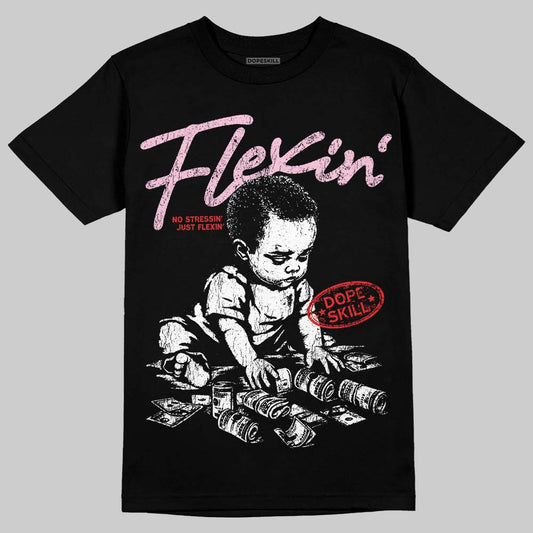 Awake NY x Air Jordan 5 Arctic Pink DopeSkill T-Shirt Flexin' Graphic Streetwear - Black