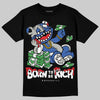 Jordan 3 "Lucky Shorts" DopeSkill T-Shirt Born To Be Rich Graphic Streetwear - Black