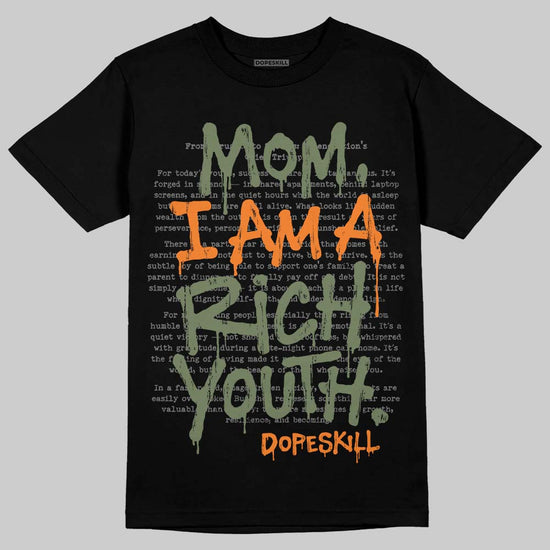 Jordan 4 Retro OG SP Undefeated (2025) DopeSkill T-Shirt Mom, I Am A Rich Youth Graphic Streetwear - black