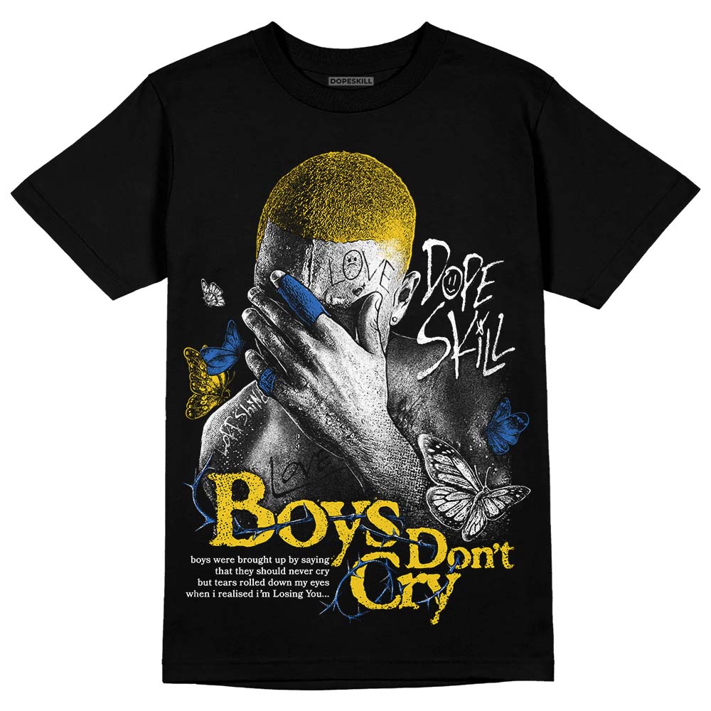 Dunk Low Vintage “Michigan” DopeSkill T-Shirt Boys Don't Cry Graphic Streetwear - Black