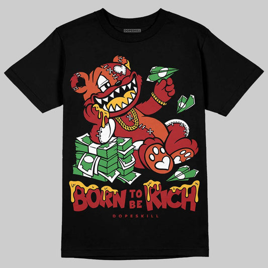 Nigel Sylvester x Air Jordan 4 ‘Brick by Brick’ DopeSkill T-Shirt Born To Be Rich Graphic Streetwear - Black