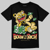 Quai 54 x Air Jordan 1 Retro Low OG Tour Yellow Black DopeSkill T-Shirt Born To Be Rich Graphic Streetwear - black