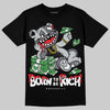 Jordan 4 “Fear” DopeSkill T-Shirt Born To Be Rich Graphic Streetwear - Black