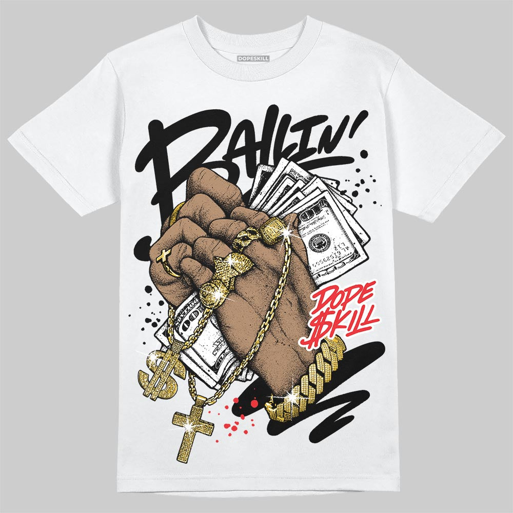 Dunk Low Panda White Black DopeSkill T-Shirt Always Ballin' Graphic Streetwear - White