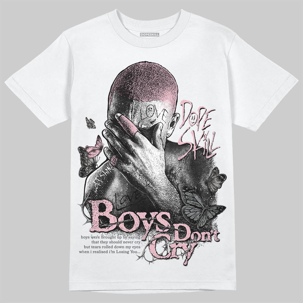 Air Max 95 OG “Pink Foam” DopeSkill T-Shirt Boys Don't Cry Graphic Streetwear - White