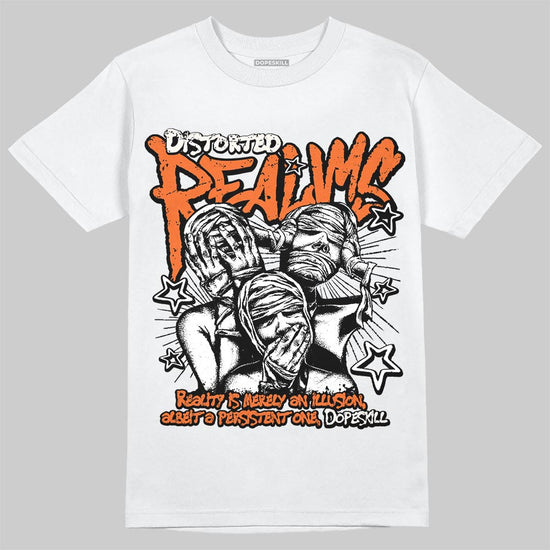Jordan 1 Retro High OG Shattered Backboard (2025) DopeSkill T-Shirt Distorted Realms Graphic Streetwear - White