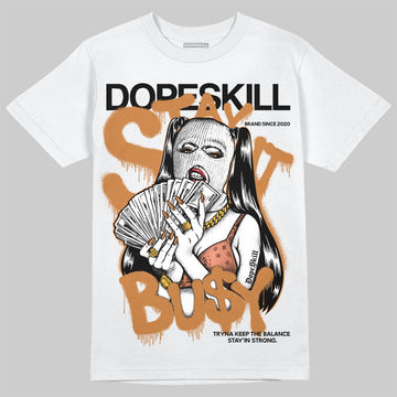 Jordan 14 Golf "US Open" DopeSkill T-Shirt Stay It Busy Graphic Streetwear - White