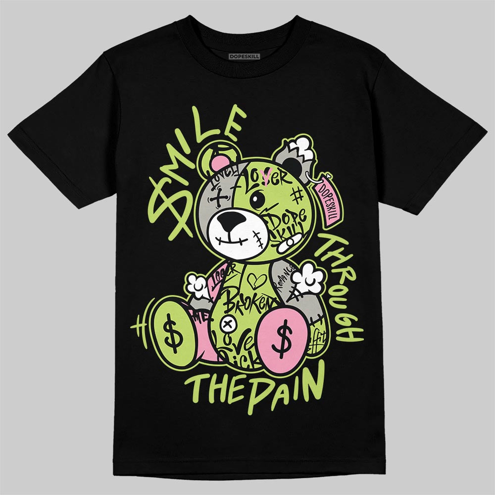Chase B x Travis Scott x Jordan Jumpman Jack DopeSkill T-Shirt Smile Through The Pain Graphic Streetwear - black