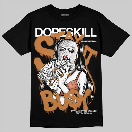 Jordan 14 Golf "US Open" DopeSkill T-Shirt Stay It Busy Graphic Streetwear - Black