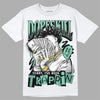 Jordan 3 "Green Glow" DopeSkill T-Shirt Sorry I've Been Trappin Graphic Streetwear - White