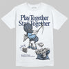 New Balance 9060 Arctic Grey DopeSkill T-Shirt Play together, Stay together Graphic Streetwear - White