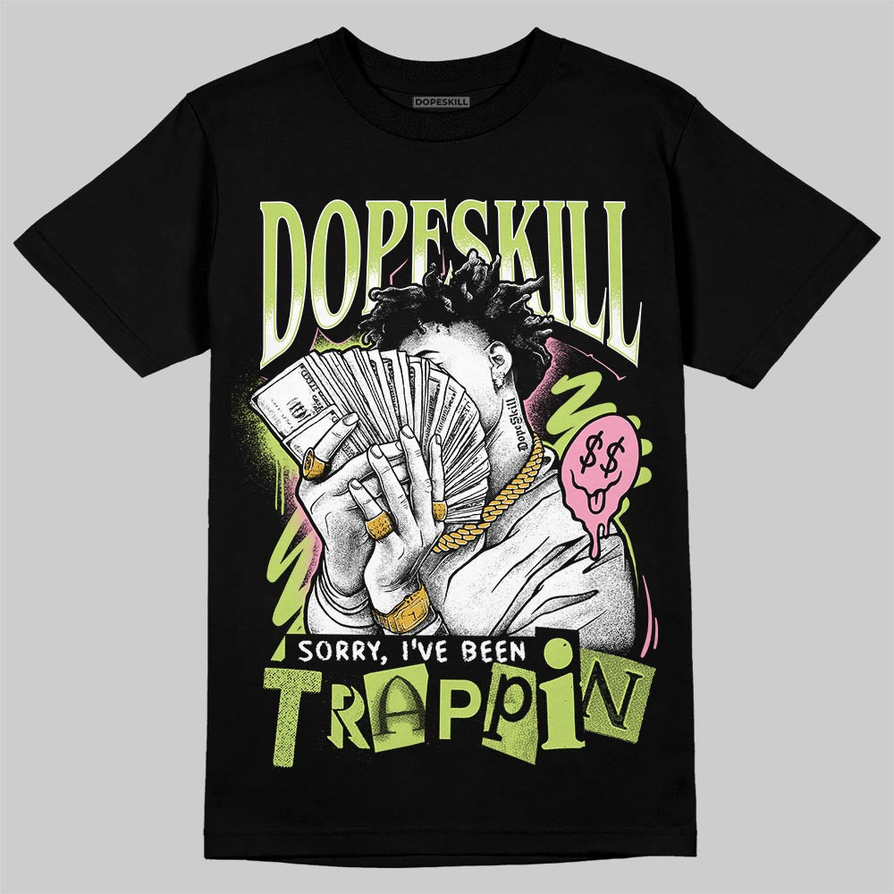 Chase B x Travis Scott x Jordan Jumpman Jack DopeSkill T-Shirt Sorry I've Been Trappin Graphic Streetwear - black