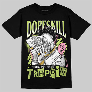 Chase B x Travis Scott x Jordan Jumpman Jack DopeSkill T-Shirt Sorry I've Been Trappin Graphic Streetwear - black