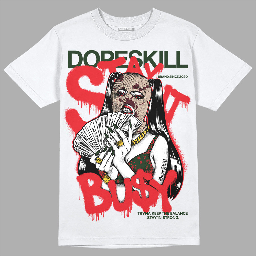 Dunk Low Freddy Krueger DopeSkill T-Shirt Stay It Busy Graphic Streetwear - White