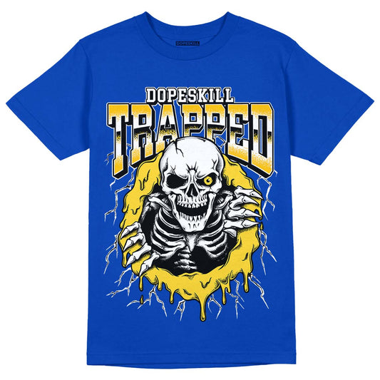 Jordan 14 “Laney” DopeSkill Varsity Royal T-Shirt Trapped Halloween Graphic Streetwear