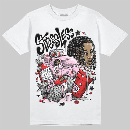 Awake NY x Air Jordan 5 Arctic Pink DopeSkill T-Shirt Stressless Graphic Streetwear - White