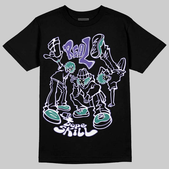 Jordan 5 OG “Grape” DopeSkill T-Shirt Real Y2K Players Graphic Streetwear - Black