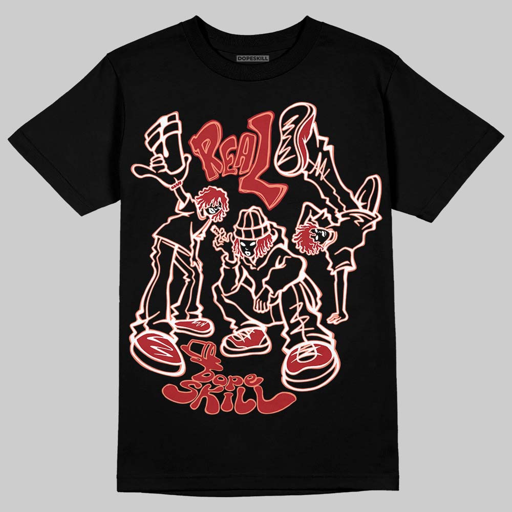 Jordan 1 High OG Rare Air “Cinnabar” DopeSkill T-Shirt Real Y2K Players Graphic Streetwear - Black