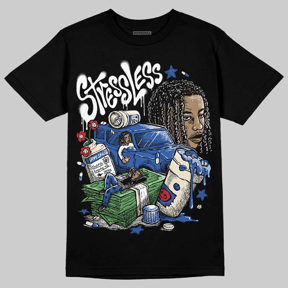 Jordan 1 Low Travis Scott x Fragment DopeSkill T-Shirt Stressless Graphic Streetwear -0 Black