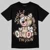 Nike Air Force 1 Low Canvas “Linen” DopeSkill T-Shirt Smile Through The Pain Graphic Streetwear - Black